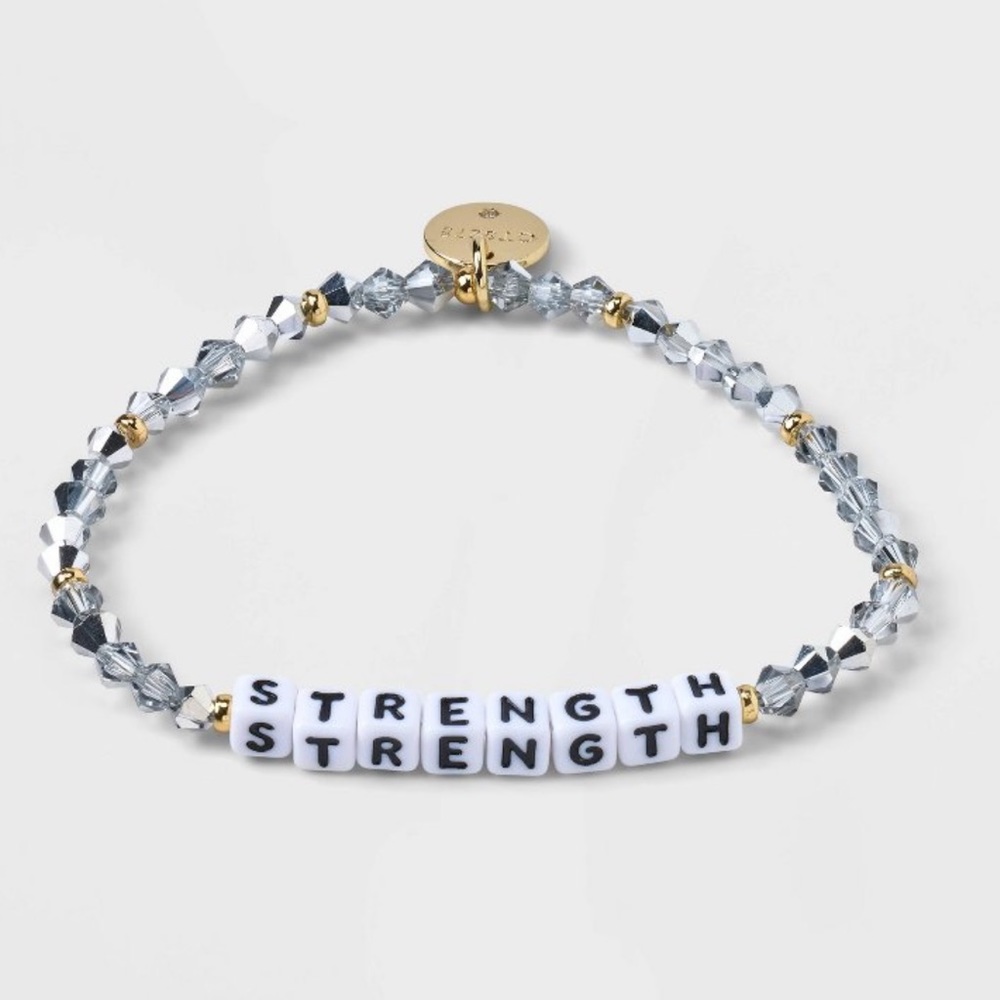 Little Words Project “Strength” Stretch Bracelet, size S/M
